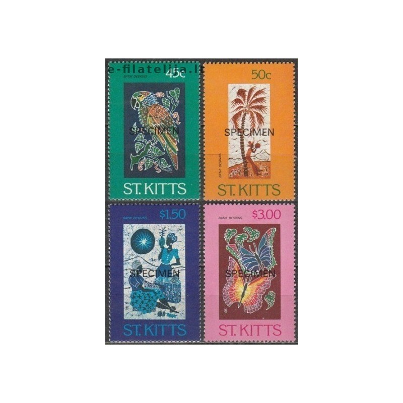 5x St. Kitts 1984. Artisanal handicraft (wholesale)