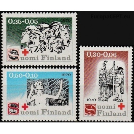 Suomija 1970. Raudonasis Kryžius (literatūros kūrinio iliustracijos)