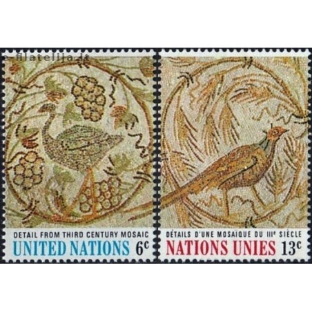 10x Jungtinės Tautos 1969. Mozaika (išpardavimas)