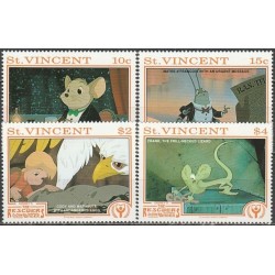 5x St.Vincent 1991. Disney figures (wholesale)