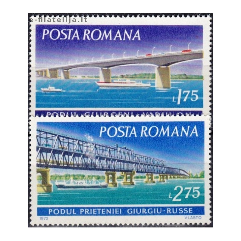 Romania 1972. Danube Bridges