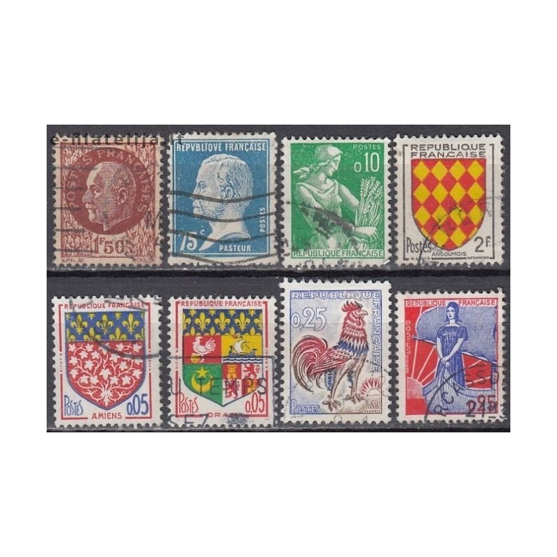 France. Set of Used Stamps II