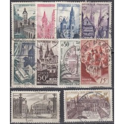 France. Set of Used Stamps VI (Landscapes)