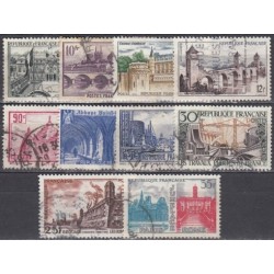 France. Set of Used Stamps...