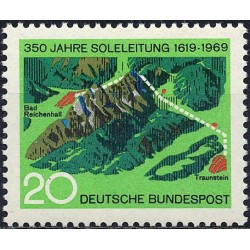 Germany 1969. Brine pipeline