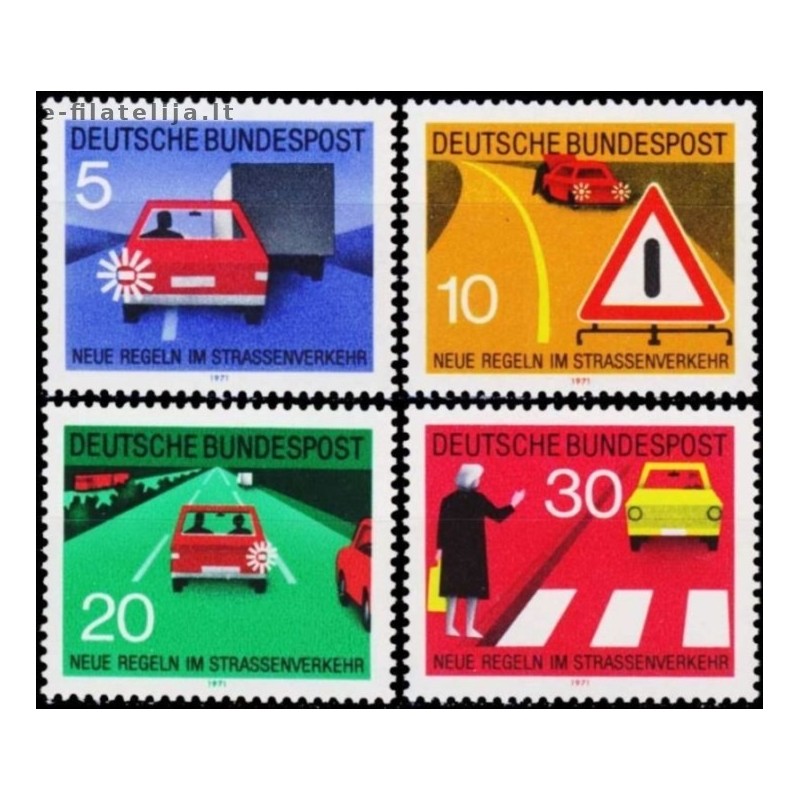 Vokietija 1971. Kelių eismo taisyklės (2)