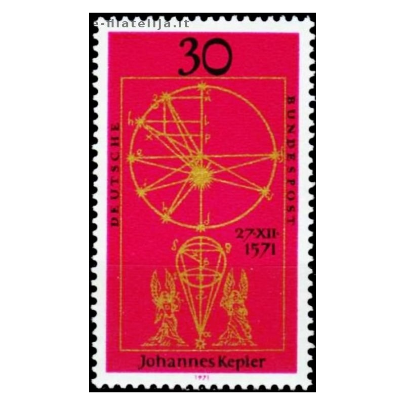 Germany 1971. Johannes Kepler