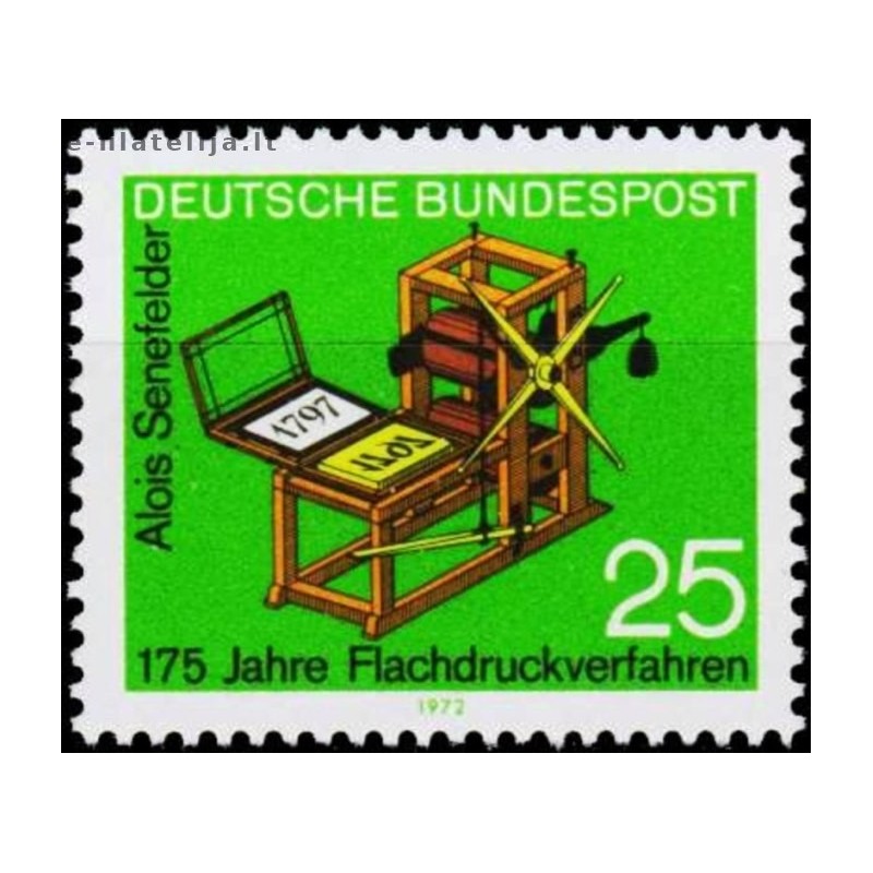 Germany 1972. History of printing