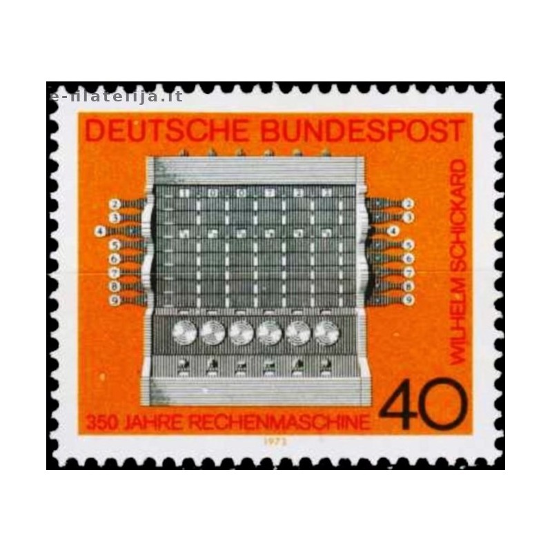 Germany 1973. Mechanical calculator