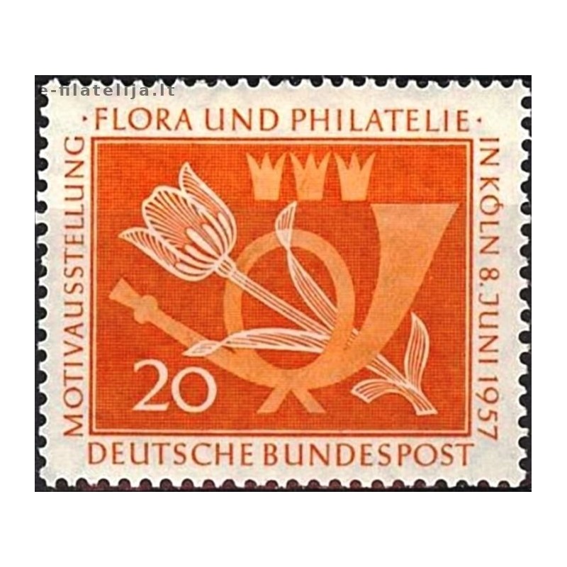 Germany 1957. Flora and Philately