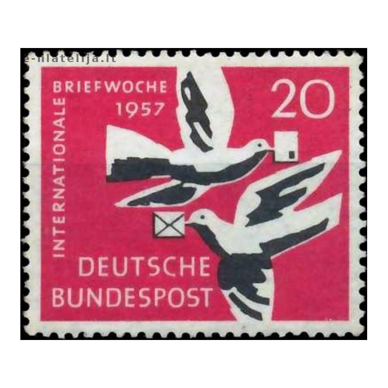 Vokietija 1957. Paštas