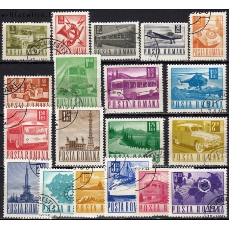 Romania 1967. Post and Transport