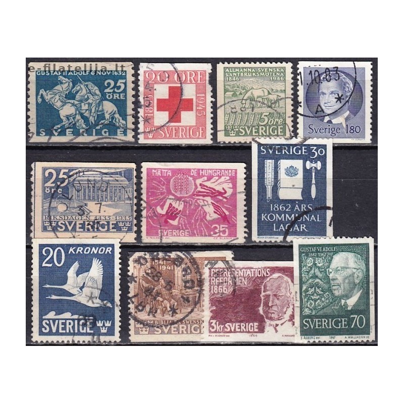 Sweden. Set of nice used stamps VI