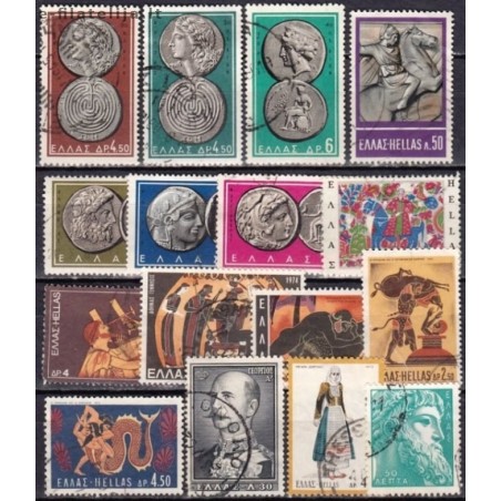 Greece. Set of used stamps XI