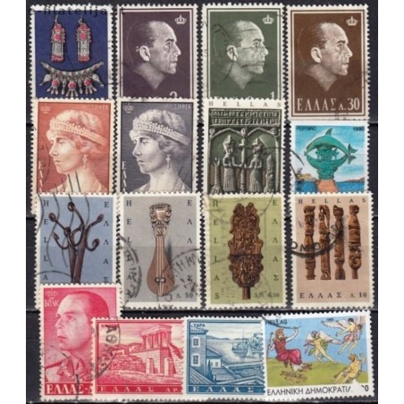 Greece. Set of used stamps XII