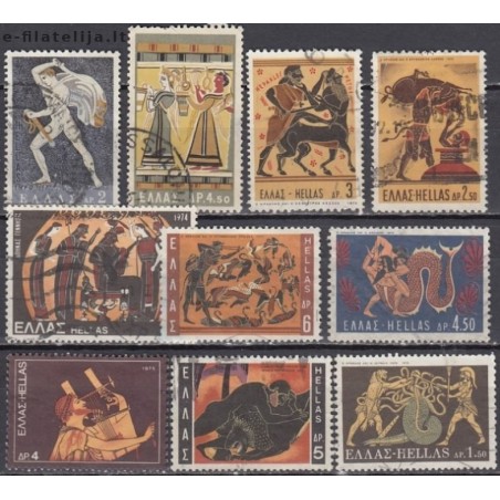 Greece. Set of used stamps XIII (mythology)