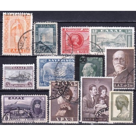 Greece. Set of used stamps XV