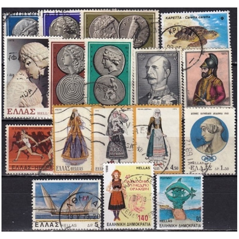 Greece. Set of used stamps XXIV