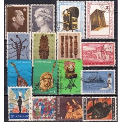 Greece. Set of used stamps XXV