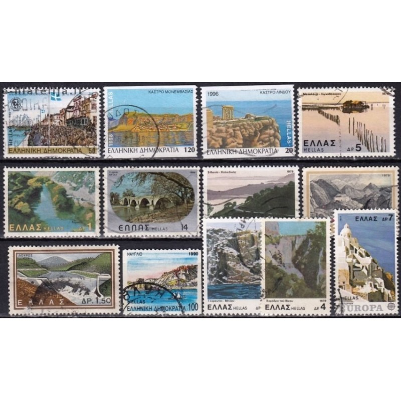 Greece. Set of used stamps XXVI