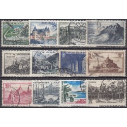 France. Set of Used Stamps...