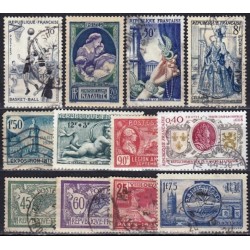 France. Set of Used Stamps XXII