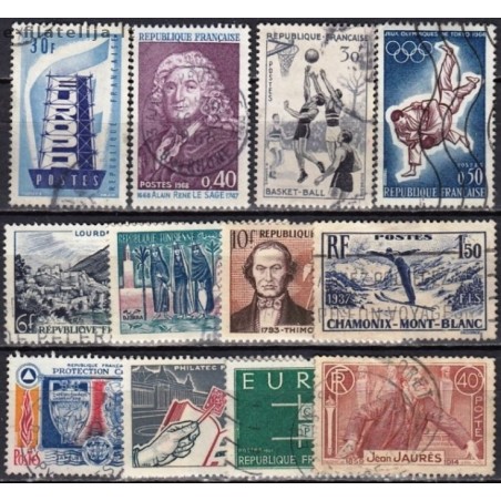 France. Set of Used Stamps XXIII