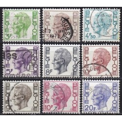 Belgium. Set of used stamps...