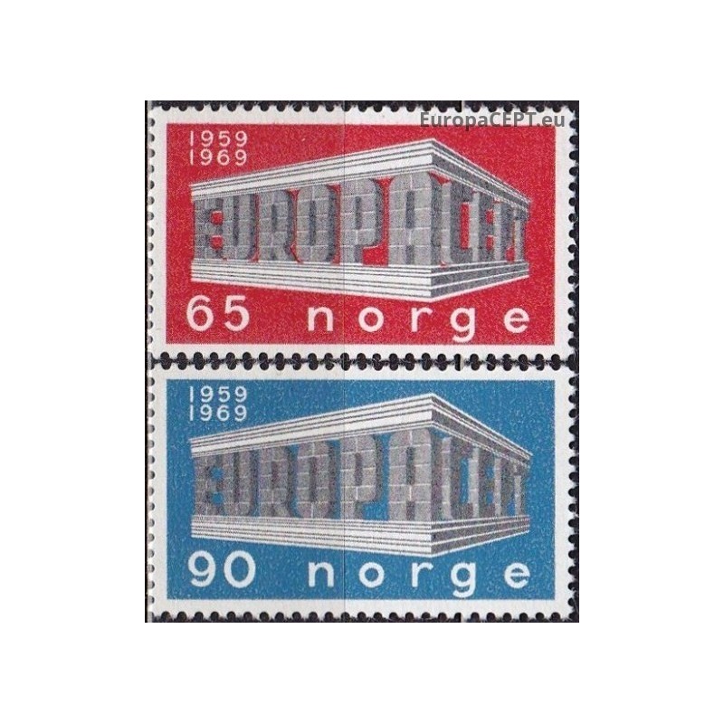 Norway 1969. EUROPA & CEPT on Symbolic Colonnade