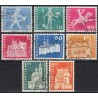 Switzerland. Set of used stamps X (Architecture & Post history)