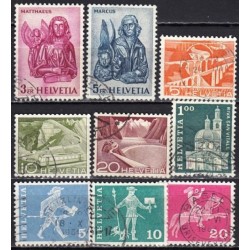 Switzerland. Set of used stamps XII