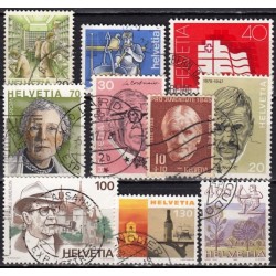 Switzerland. Set of used stamps XXXII