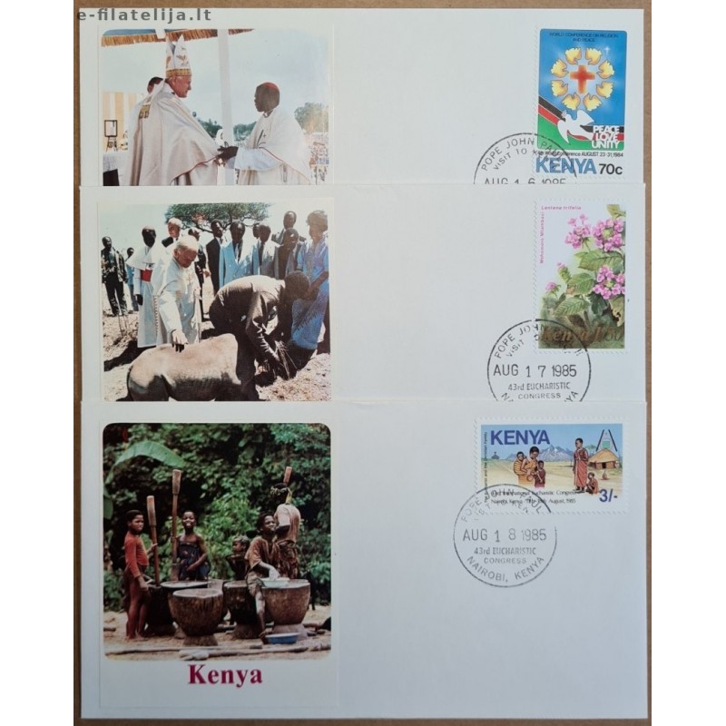 Vatican 1985. John Paul II visits Kenya