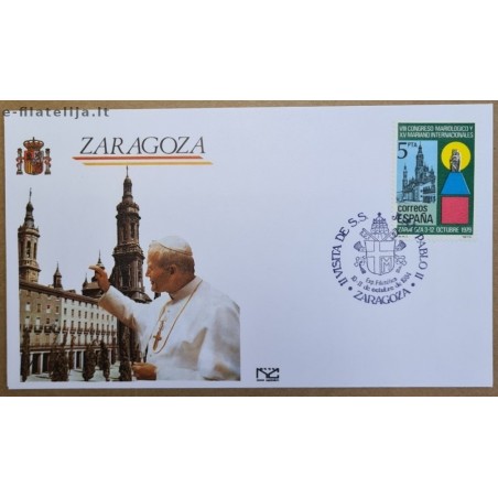 Vatican 1984. John Paul II visits Zaragoza