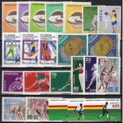 Sports on stamps I. Set of...