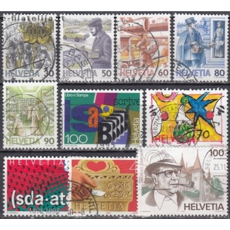 Switzerland. Set of used stamps XXXV