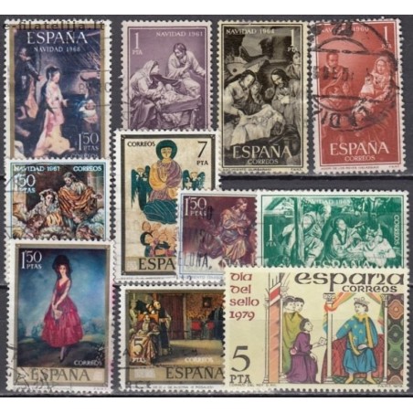 Spain, Set of used stamps XXVII (Arts)