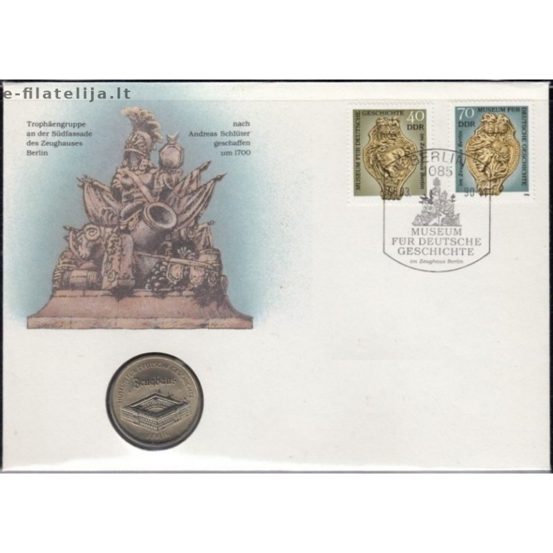 East Germany 1990. Museum of History (Numismatic cover)