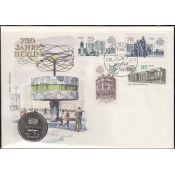 East Germany 1987. 750th Berlin anniversary (Numismatic cover)