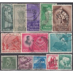India. Set of used stamps I