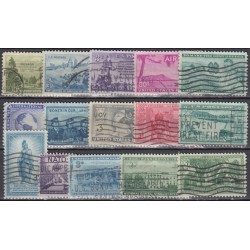 United States. Set of used stamps VIII (1950s)