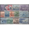 United States. Set of used stamps XIV (1950s)