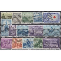 United States. Set of used stamps X (1950s)