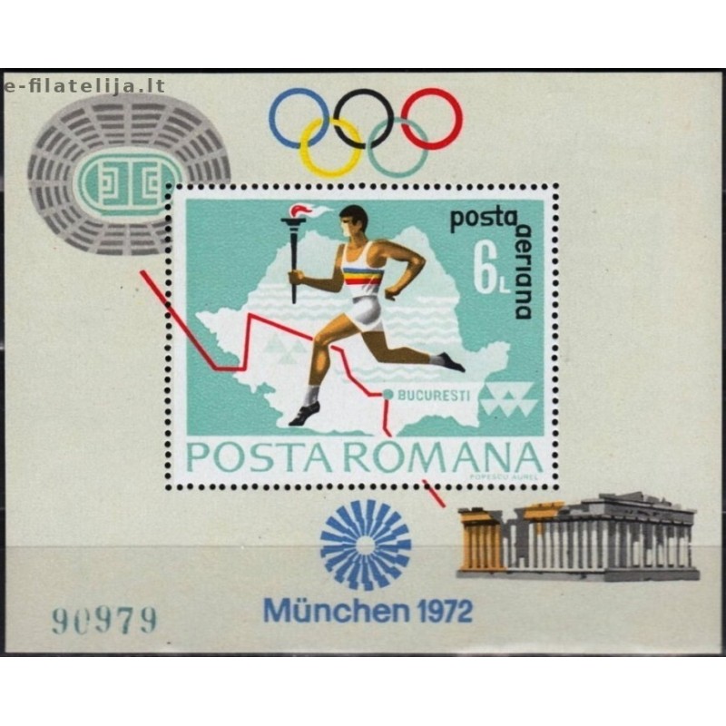 Rumunija 1972. Miuncheno vasaros olimpinės žaidynės (I)