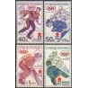 Čekoslovakija 1972. Saporo žiemos olimpinės žaidynės (1 ženklui nulenktas kampas)