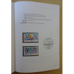 Vokietija 1987. Metinis pašto ženklų rinkinys prestižinėje knygutėje