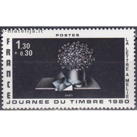 Prancūzija 1980. Pašto ženklo diena (Avatis)