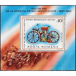 Romania 1985. Centenary motorbike
