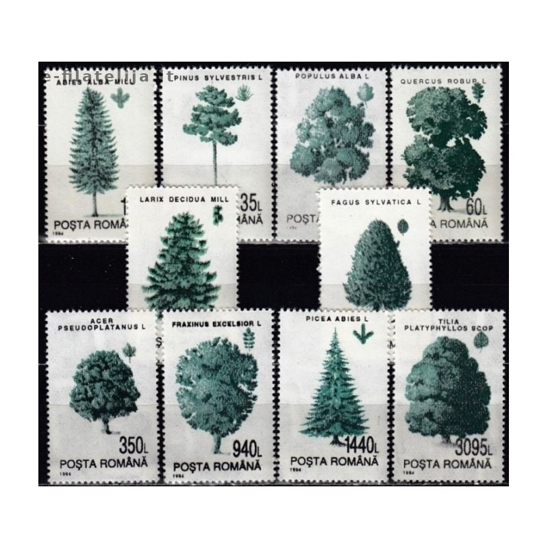 Rumunija 1994. Medžiai