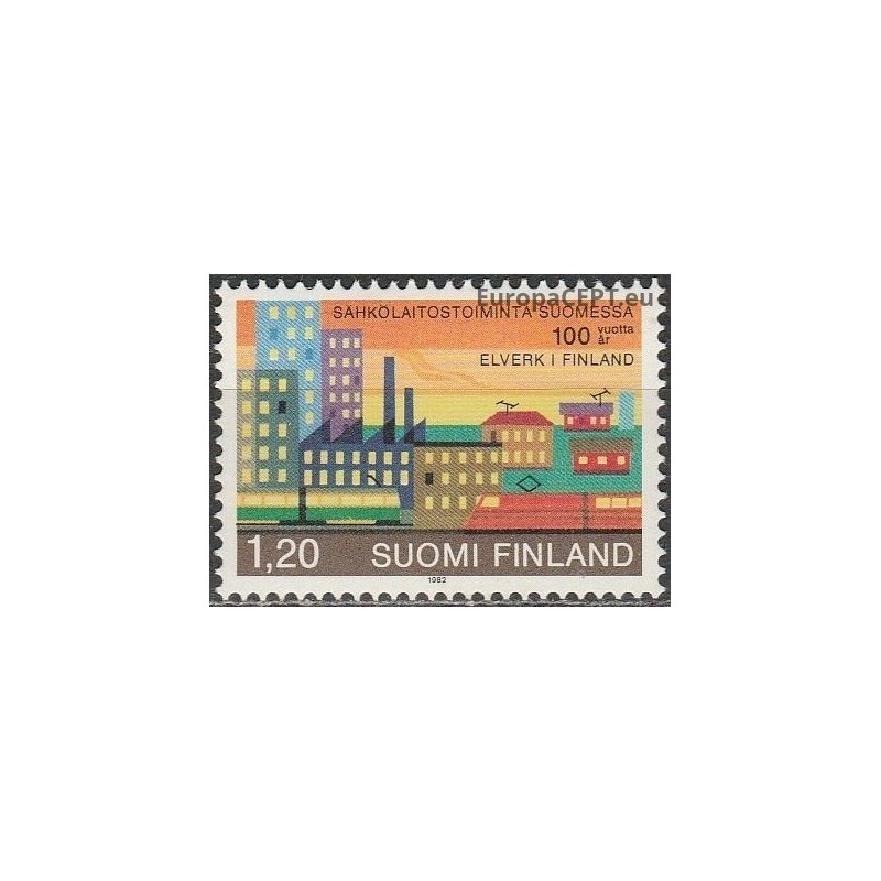 Suomija 1982. Elektrifikavimui 100 metų